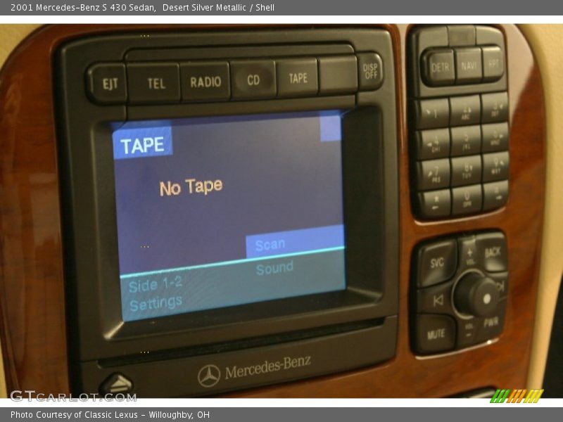 Desert Silver Metallic / Shell 2001 Mercedes-Benz S 430 Sedan