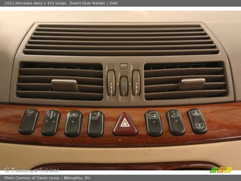 Desert Silver Metallic / Shell 2001 Mercedes-Benz S 430 Sedan