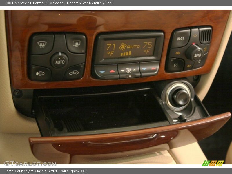 Desert Silver Metallic / Shell 2001 Mercedes-Benz S 430 Sedan