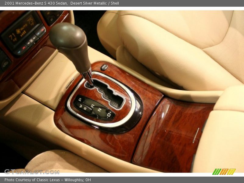 Desert Silver Metallic / Shell 2001 Mercedes-Benz S 430 Sedan