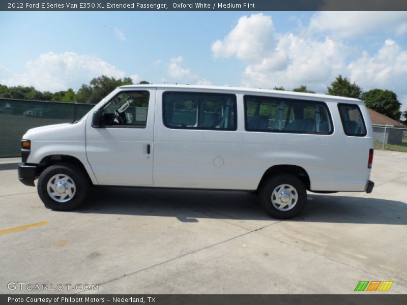  2012 E Series Van E350 XL Extended Passenger Oxford White