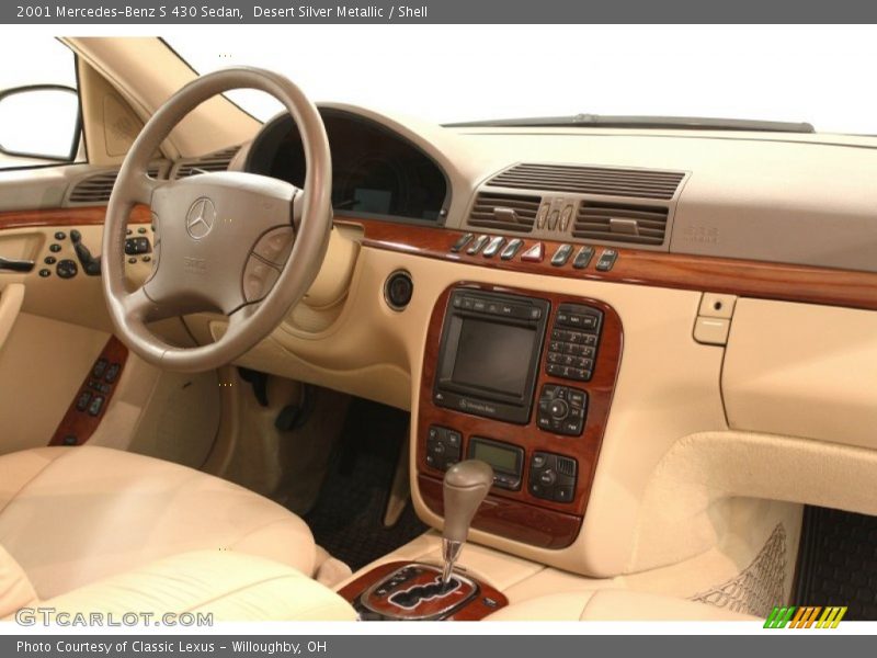 Desert Silver Metallic / Shell 2001 Mercedes-Benz S 430 Sedan
