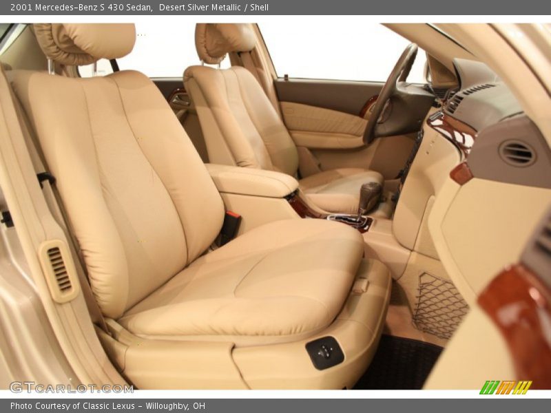 Desert Silver Metallic / Shell 2001 Mercedes-Benz S 430 Sedan