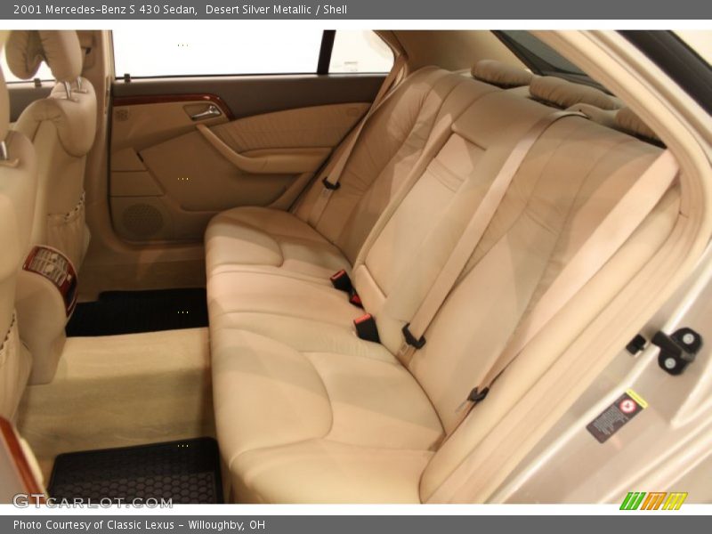 Desert Silver Metallic / Shell 2001 Mercedes-Benz S 430 Sedan