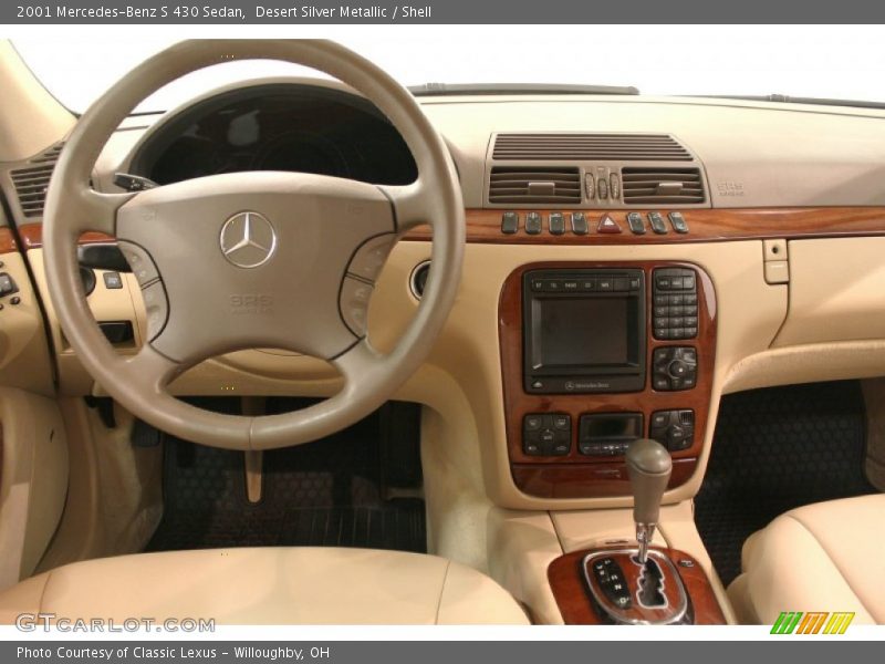 Desert Silver Metallic / Shell 2001 Mercedes-Benz S 430 Sedan