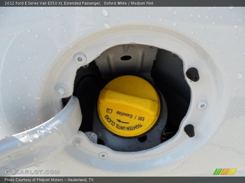 Oxford White / Medium Flint 2012 Ford E Series Van E350 XL Extended Passenger