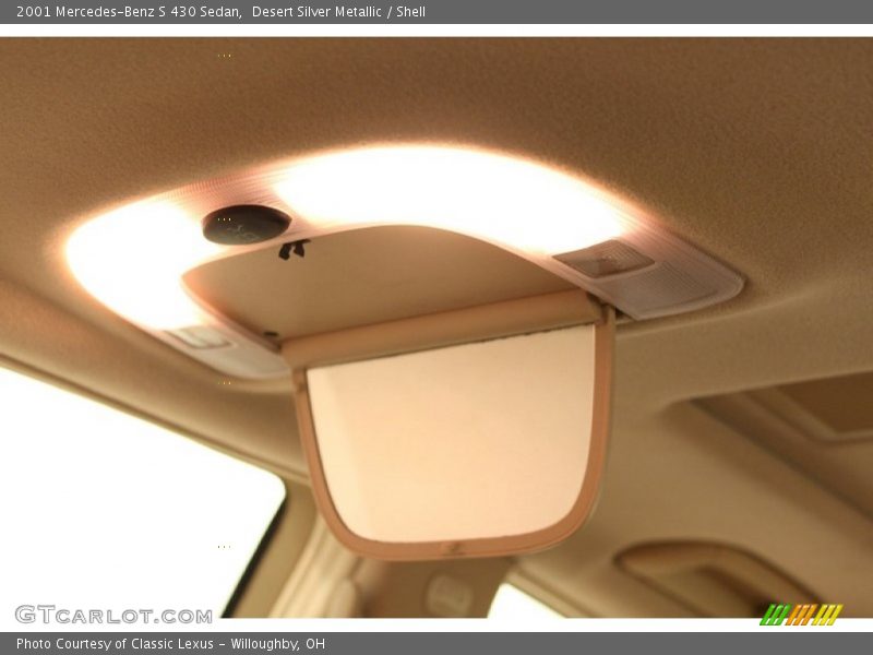 Desert Silver Metallic / Shell 2001 Mercedes-Benz S 430 Sedan