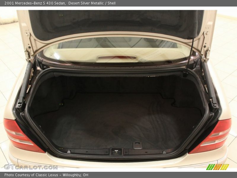Desert Silver Metallic / Shell 2001 Mercedes-Benz S 430 Sedan