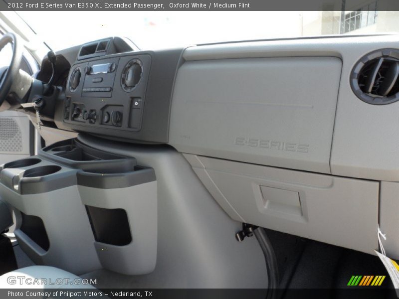 Oxford White / Medium Flint 2012 Ford E Series Van E350 XL Extended Passenger
