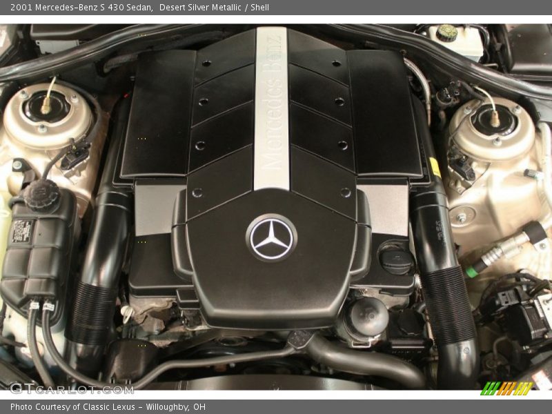 Desert Silver Metallic / Shell 2001 Mercedes-Benz S 430 Sedan