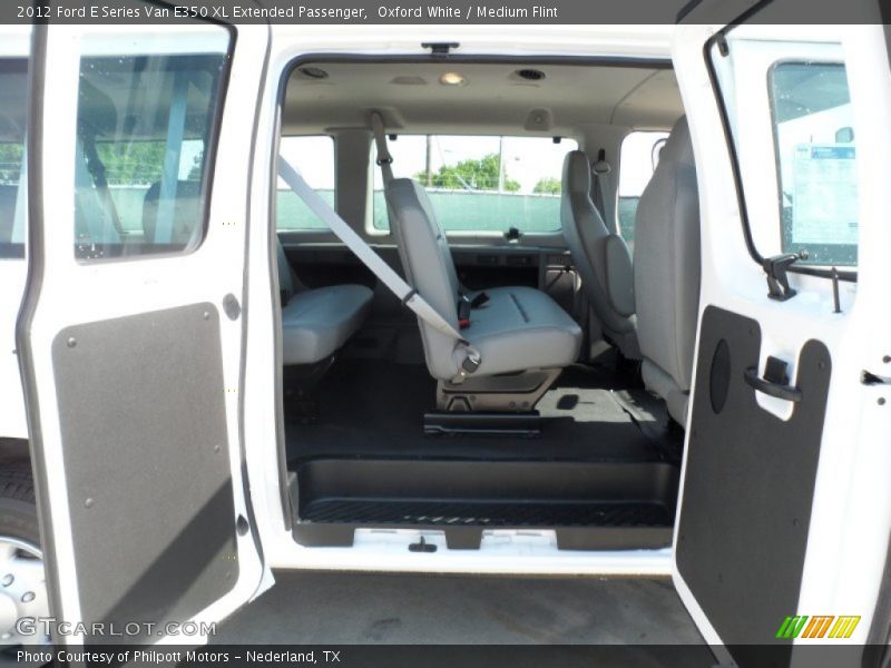 Oxford White / Medium Flint 2012 Ford E Series Van E350 XL Extended Passenger