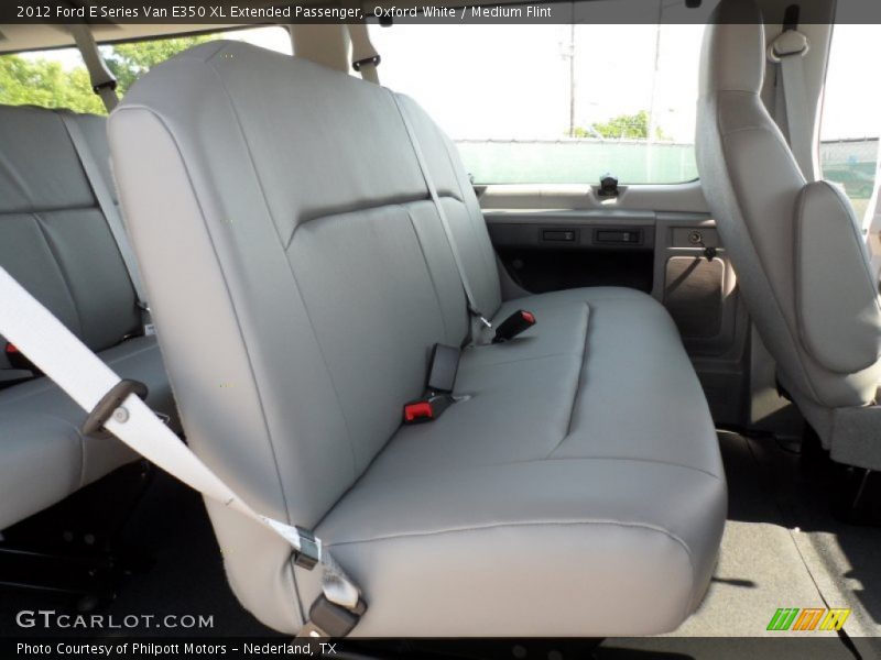 Rear Seat of 2012 E Series Van E350 XL Extended Passenger