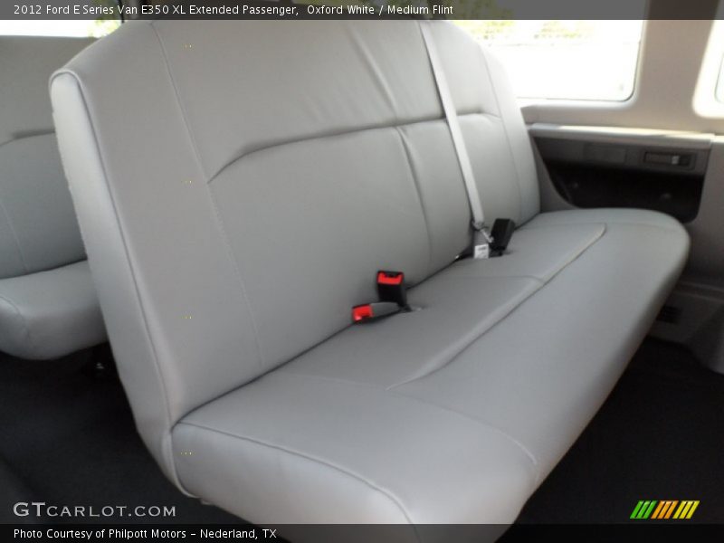Rear Seat of 2012 E Series Van E350 XL Extended Passenger