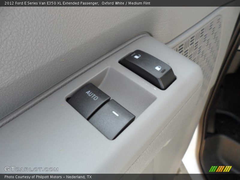 Oxford White / Medium Flint 2012 Ford E Series Van E350 XL Extended Passenger