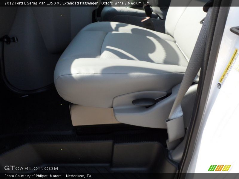 Oxford White / Medium Flint 2012 Ford E Series Van E350 XL Extended Passenger