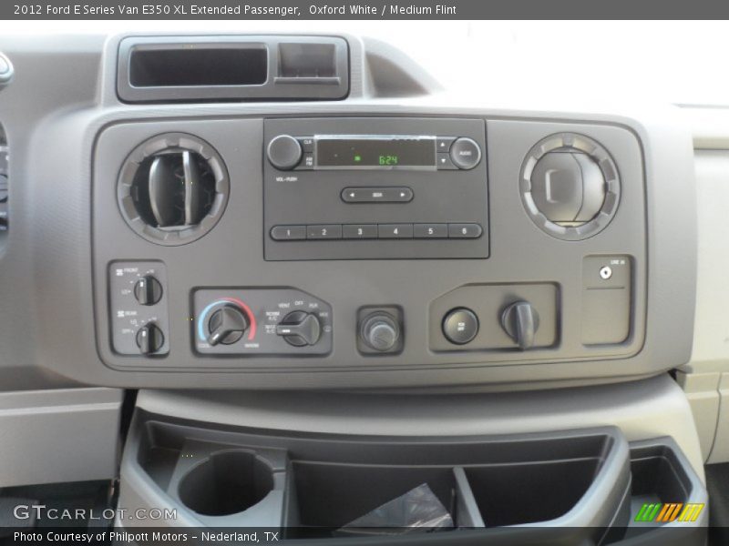 Controls of 2012 E Series Van E350 XL Extended Passenger