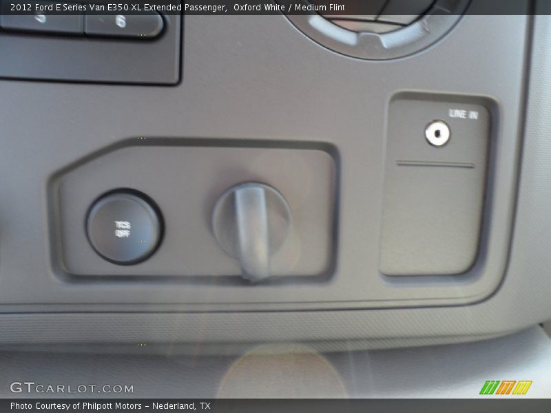 Controls of 2012 E Series Van E350 XL Extended Passenger