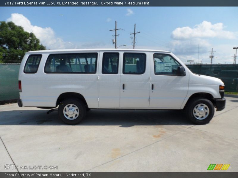  2012 E Series Van E350 XL Extended Passenger Oxford White