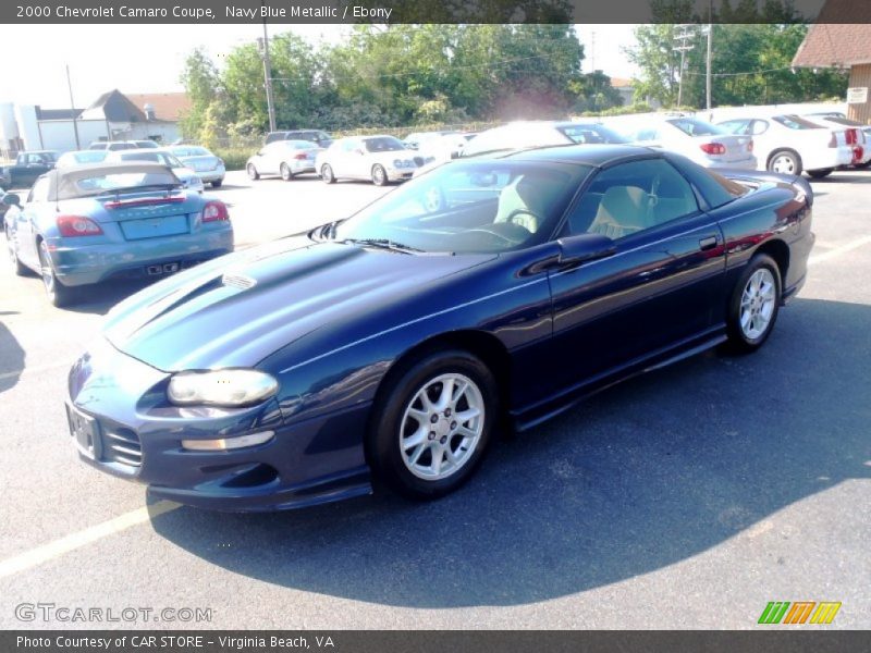 Navy Blue Metallic / Ebony 2000 Chevrolet Camaro Coupe