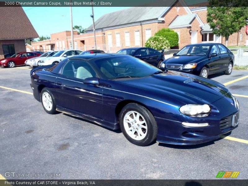 Navy Blue Metallic / Ebony 2000 Chevrolet Camaro Coupe