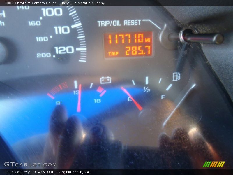 Navy Blue Metallic / Ebony 2000 Chevrolet Camaro Coupe