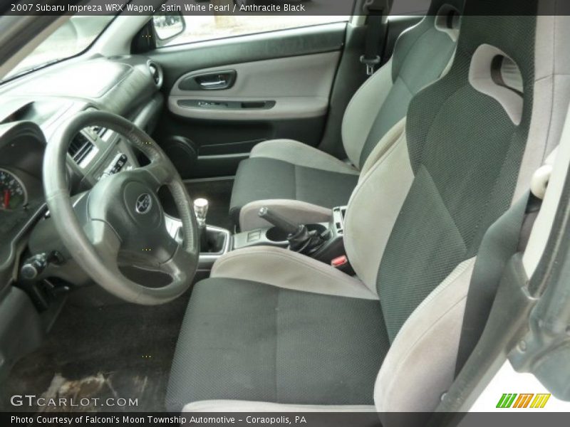  2007 Impreza WRX Wagon Anthracite Black Interior