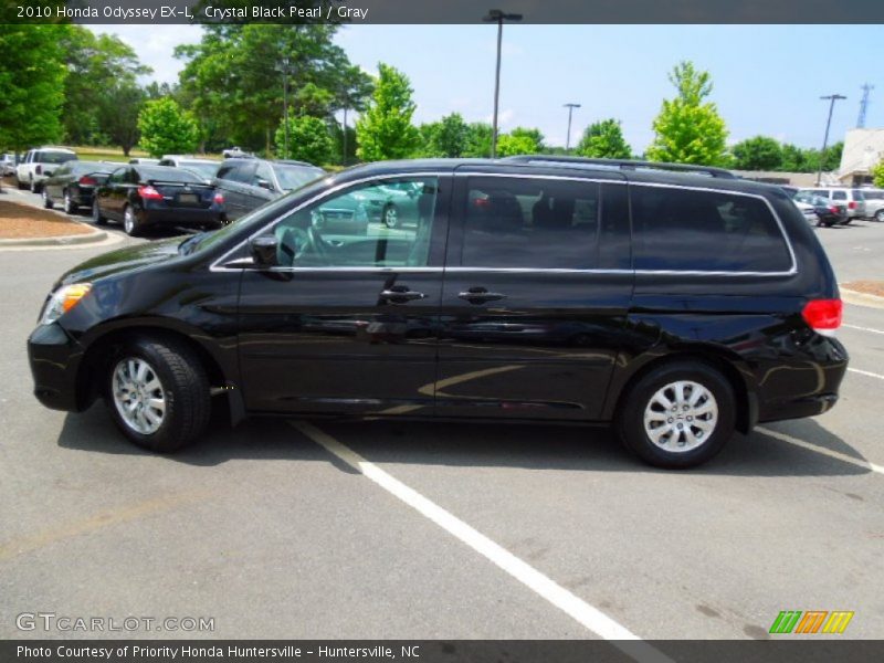 Crystal Black Pearl / Gray 2010 Honda Odyssey EX-L
