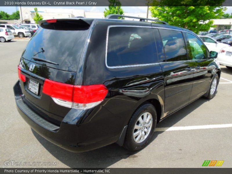 Crystal Black Pearl / Gray 2010 Honda Odyssey EX-L