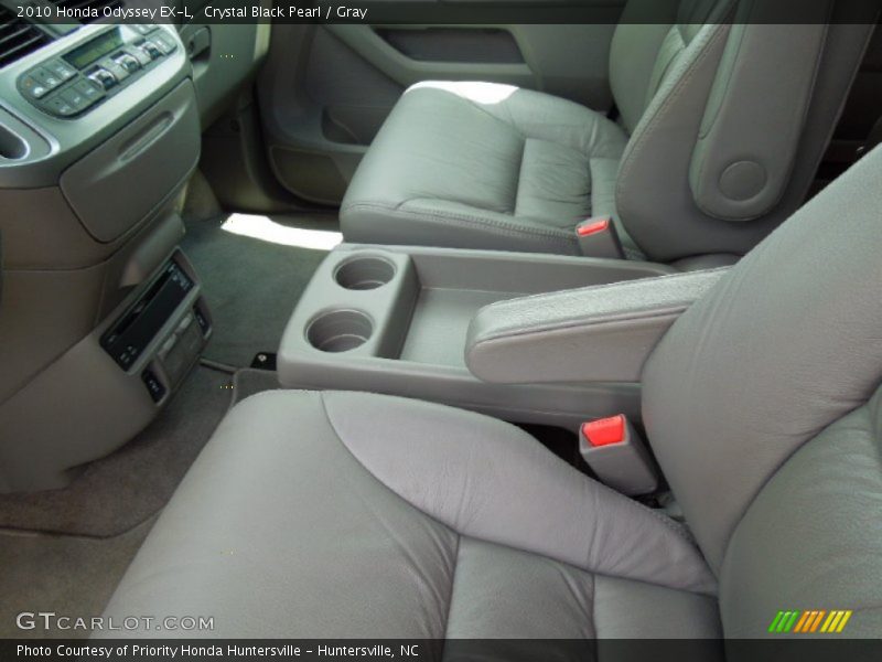 Crystal Black Pearl / Gray 2010 Honda Odyssey EX-L