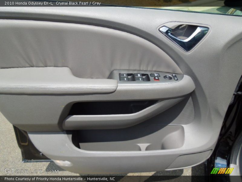 Crystal Black Pearl / Gray 2010 Honda Odyssey EX-L