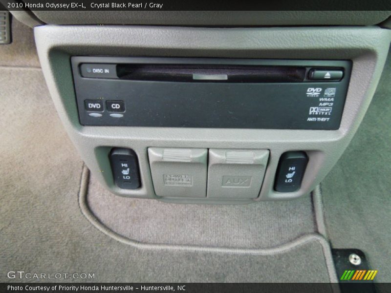 Crystal Black Pearl / Gray 2010 Honda Odyssey EX-L