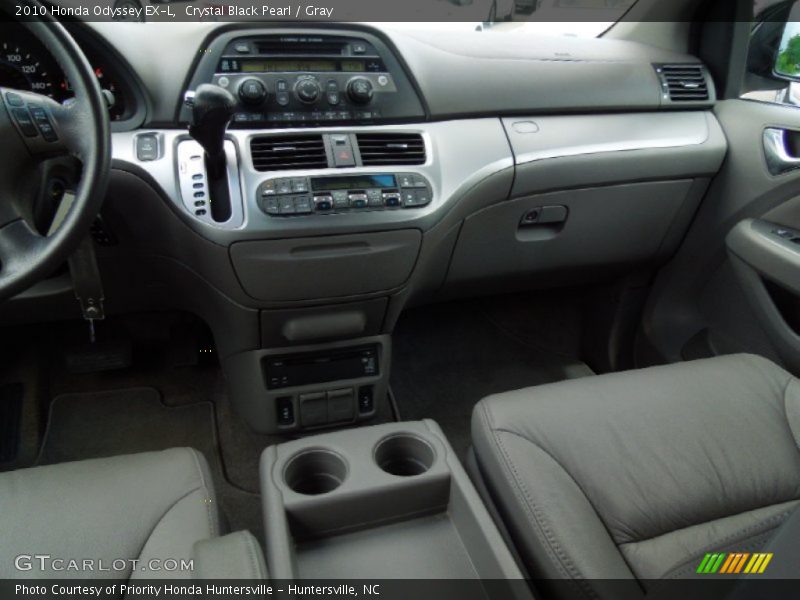 Crystal Black Pearl / Gray 2010 Honda Odyssey EX-L