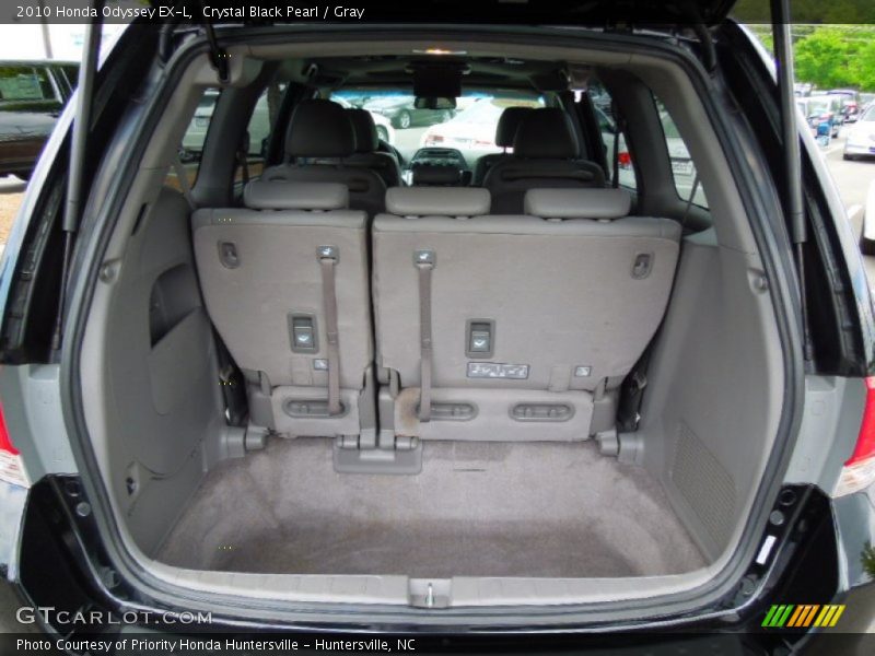 Crystal Black Pearl / Gray 2010 Honda Odyssey EX-L