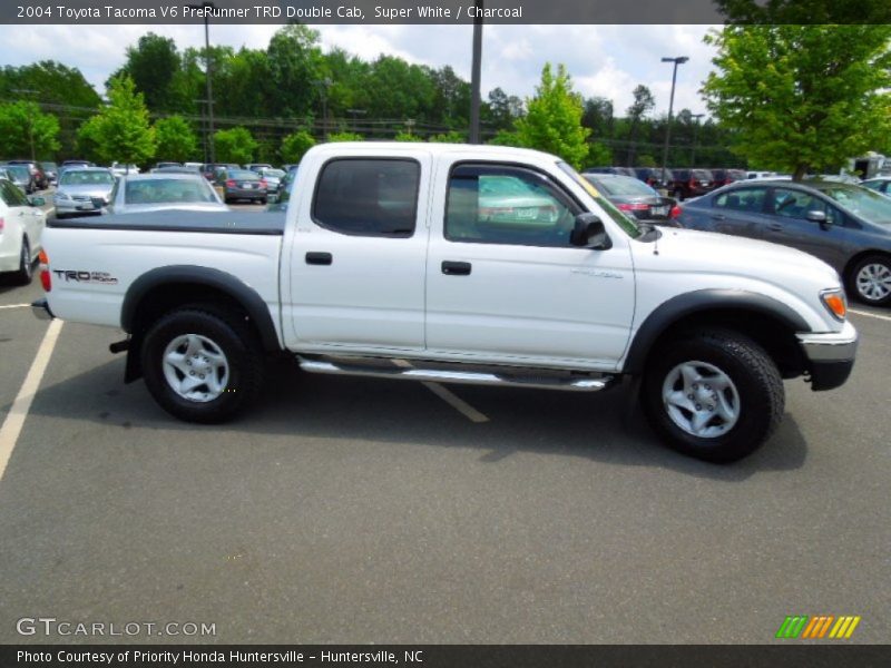 Super White / Charcoal 2004 Toyota Tacoma V6 PreRunner TRD Double Cab