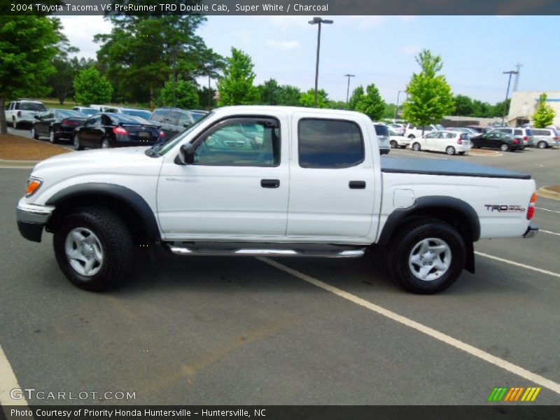 Super White / Charcoal 2004 Toyota Tacoma V6 PreRunner TRD Double Cab