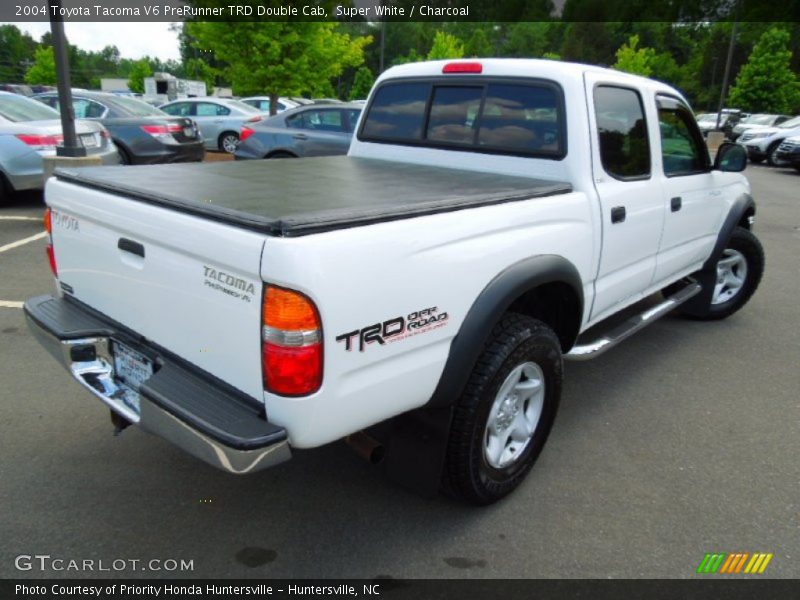 Super White / Charcoal 2004 Toyota Tacoma V6 PreRunner TRD Double Cab