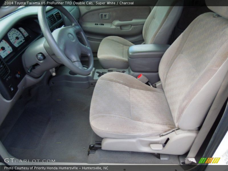 Super White / Charcoal 2004 Toyota Tacoma V6 PreRunner TRD Double Cab