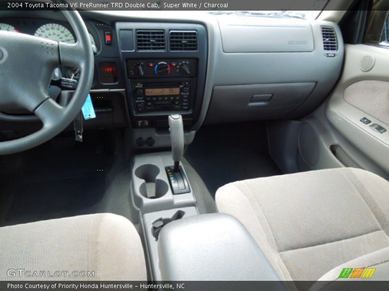 Super White / Charcoal 2004 Toyota Tacoma V6 PreRunner TRD Double Cab