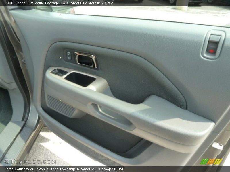 Steel Blue Metallic / Gray 2008 Honda Pilot Value Package 4WD
