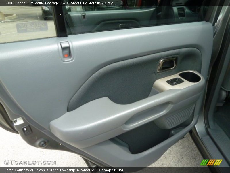 Steel Blue Metallic / Gray 2008 Honda Pilot Value Package 4WD