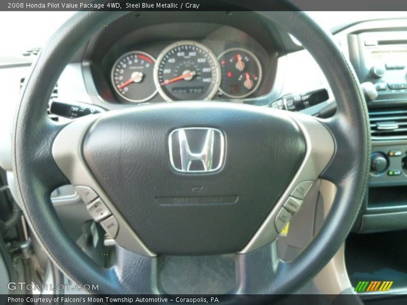 Steel Blue Metallic / Gray 2008 Honda Pilot Value Package 4WD