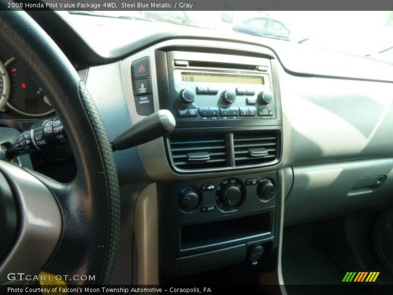 Steel Blue Metallic / Gray 2008 Honda Pilot Value Package 4WD