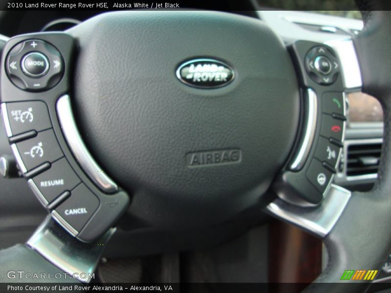 Alaska White / Jet Black 2010 Land Rover Range Rover HSE