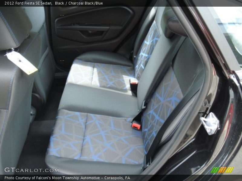 Black / Charcoal Black/Blue 2012 Ford Fiesta SE Sedan
