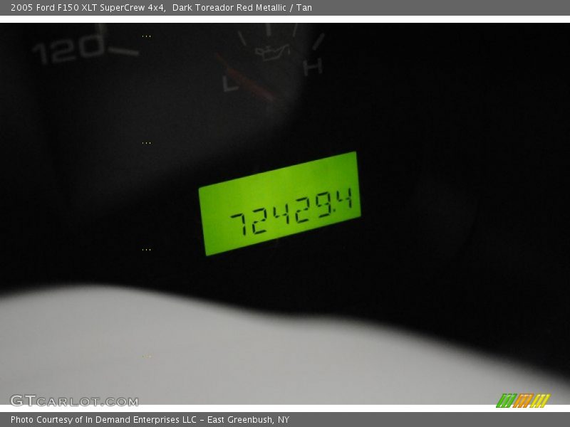Dark Toreador Red Metallic / Tan 2005 Ford F150 XLT SuperCrew 4x4