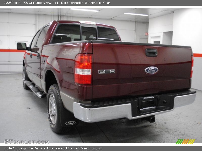 Dark Toreador Red Metallic / Tan 2005 Ford F150 XLT SuperCrew 4x4