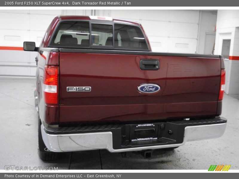 Dark Toreador Red Metallic / Tan 2005 Ford F150 XLT SuperCrew 4x4
