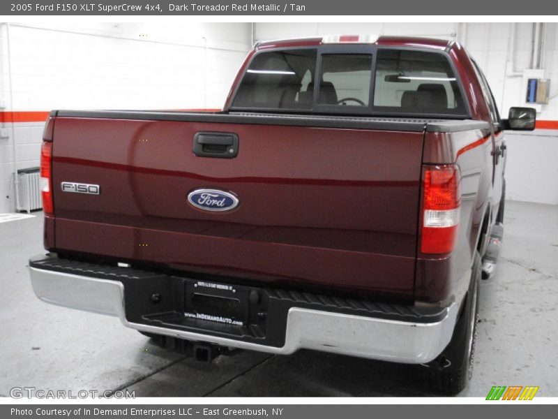 Dark Toreador Red Metallic / Tan 2005 Ford F150 XLT SuperCrew 4x4