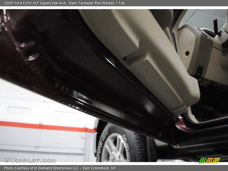 Dark Toreador Red Metallic / Tan 2005 Ford F150 XLT SuperCrew 4x4
