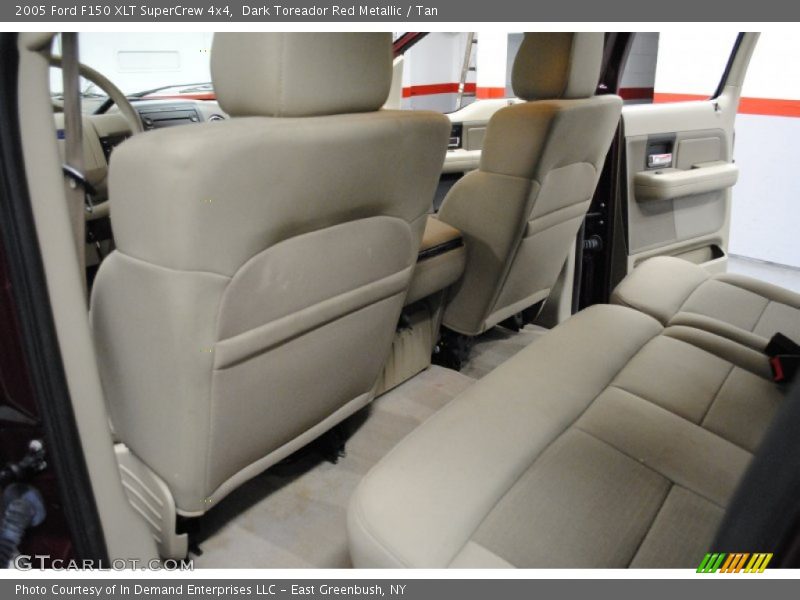 Dark Toreador Red Metallic / Tan 2005 Ford F150 XLT SuperCrew 4x4
